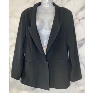 Larry Levine BLACK STERTCH BLAZER PRELOVED